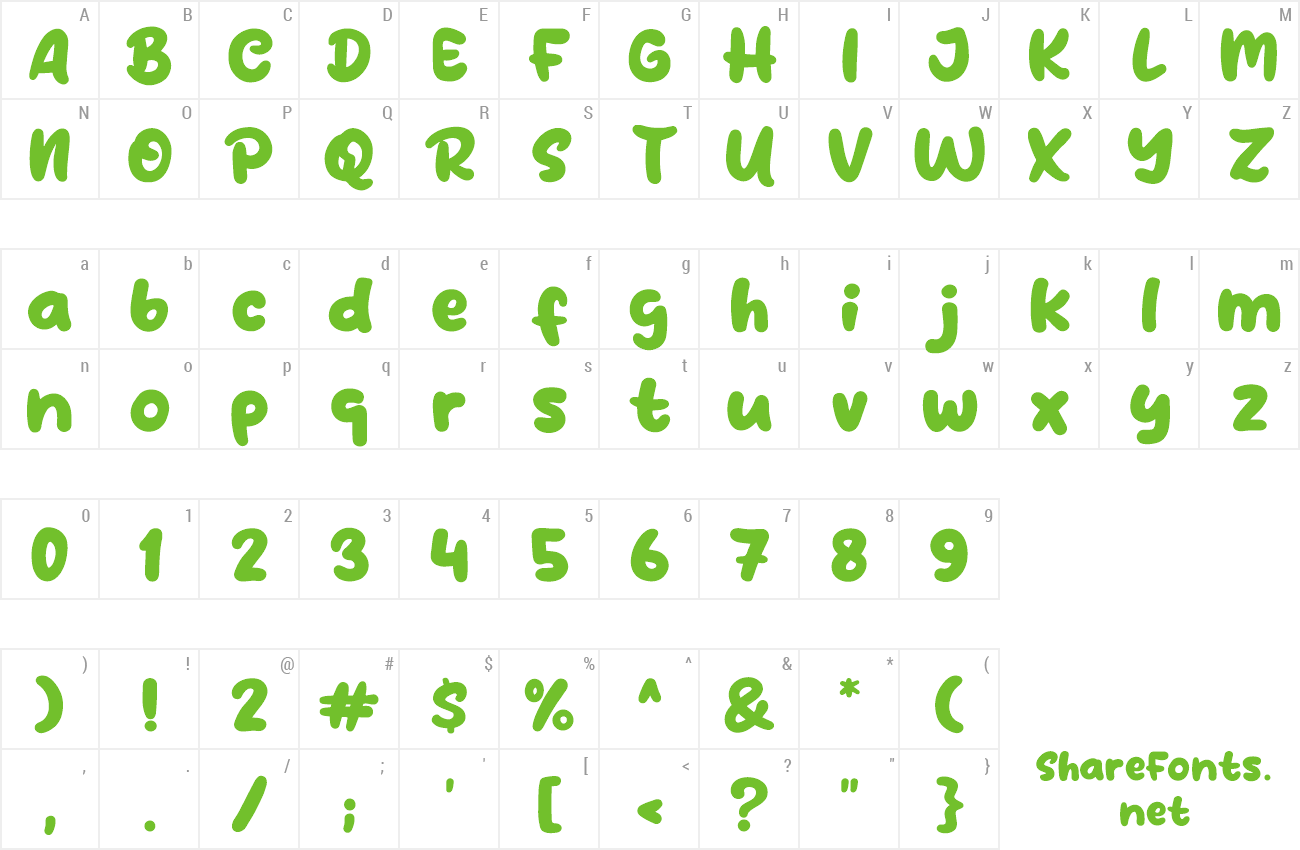 Font Clap Hand preview